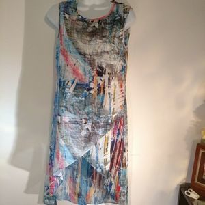 j long slit back tunic